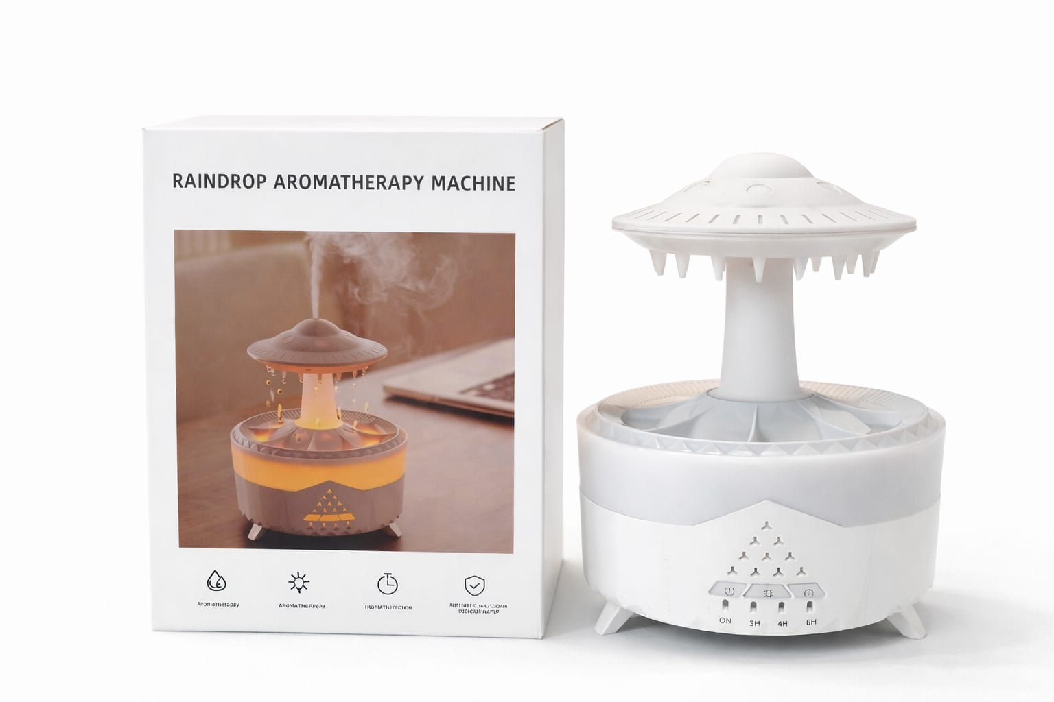Raindrop Aromatherapy Machine – Luftbefeuchter mit Regeneffekt